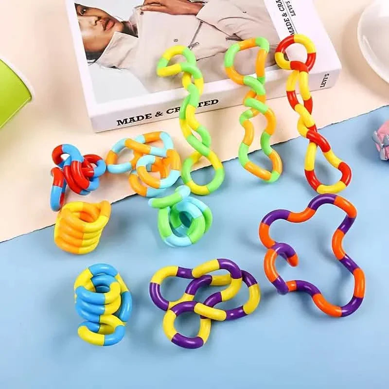 Lot de 6 : Jouets à pression à nœud de corde de déformation de ventilation