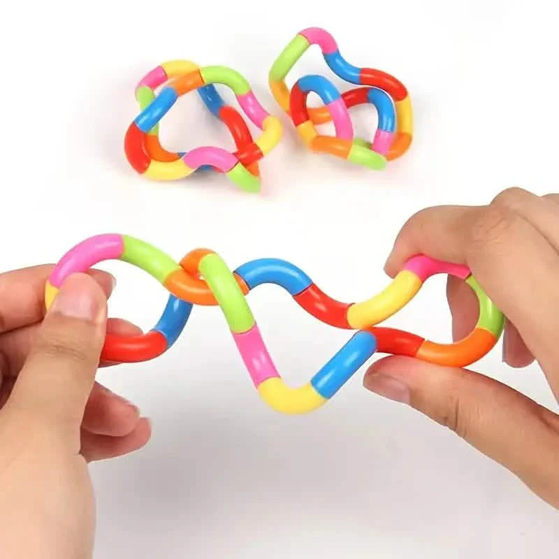 Lot de 6 : Jouets à pression à nœud de corde de déformation de ventilation