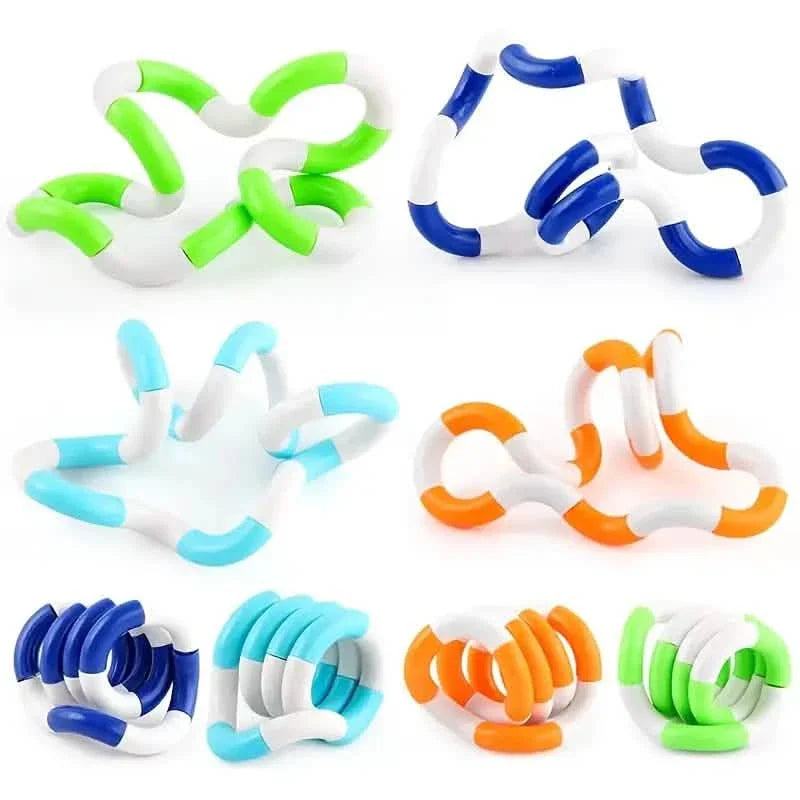 Lot de 6 : Jouets à pression à nœud de corde de déformation de ventilation