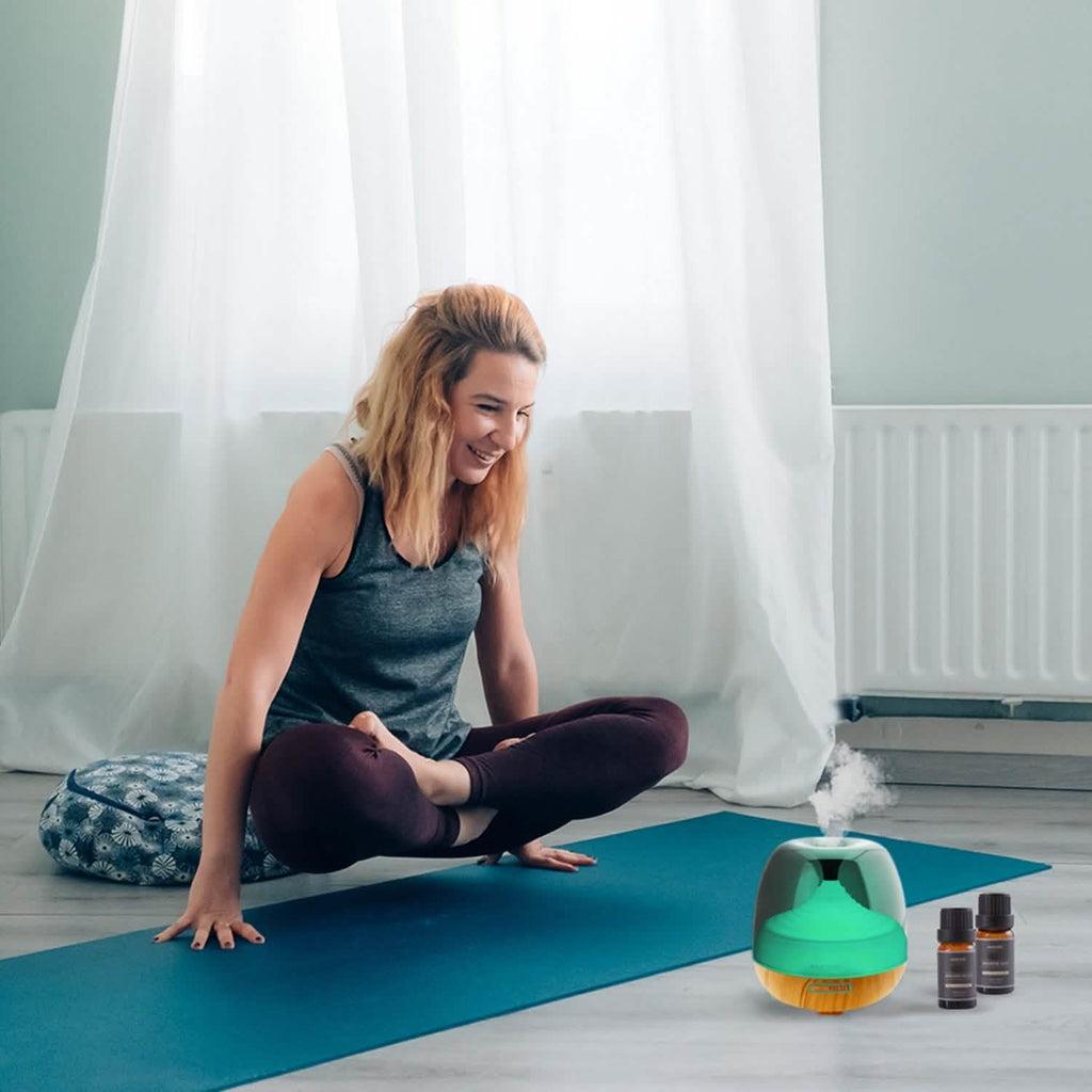Ensemble cadeau de 6 huiles essentielles d'aromathérapie pour le bien-être et le yoga