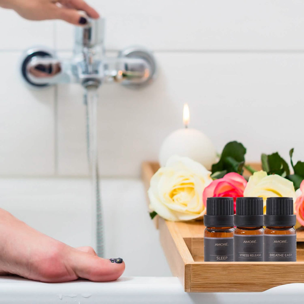 Ensemble cadeau de 6 huiles essentielles d'aromathérapie pour le bien-être et le yoga