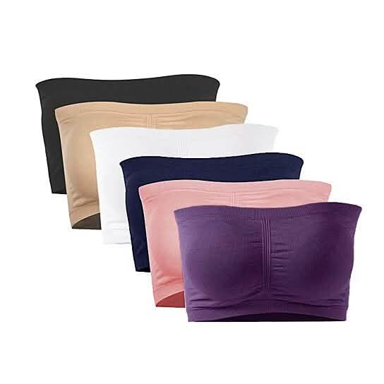 Paquet de 6 : Bandeaux rembourrés sans couture pour femmes