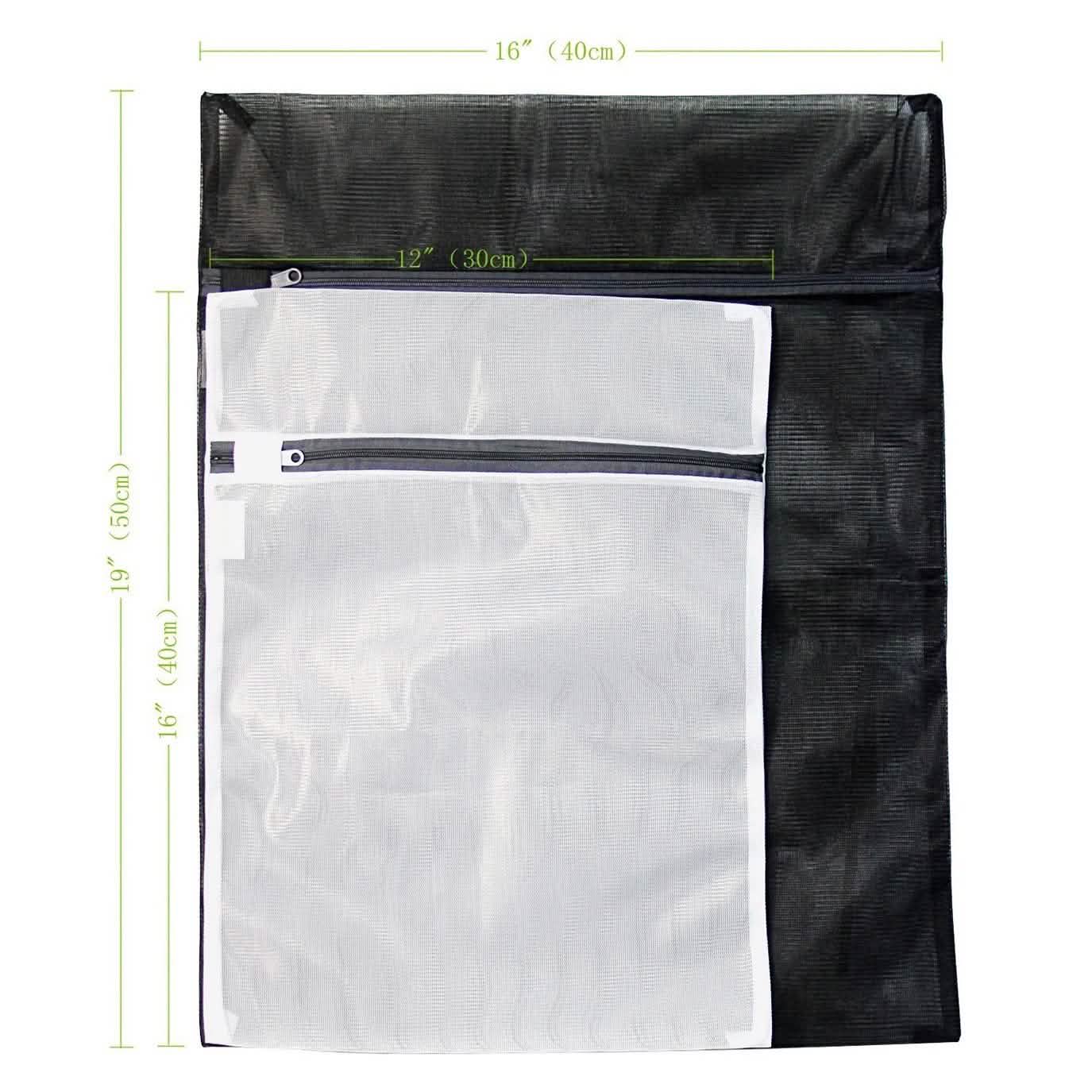 Lot de 6 : Filet de Sac de Lavage Zippé