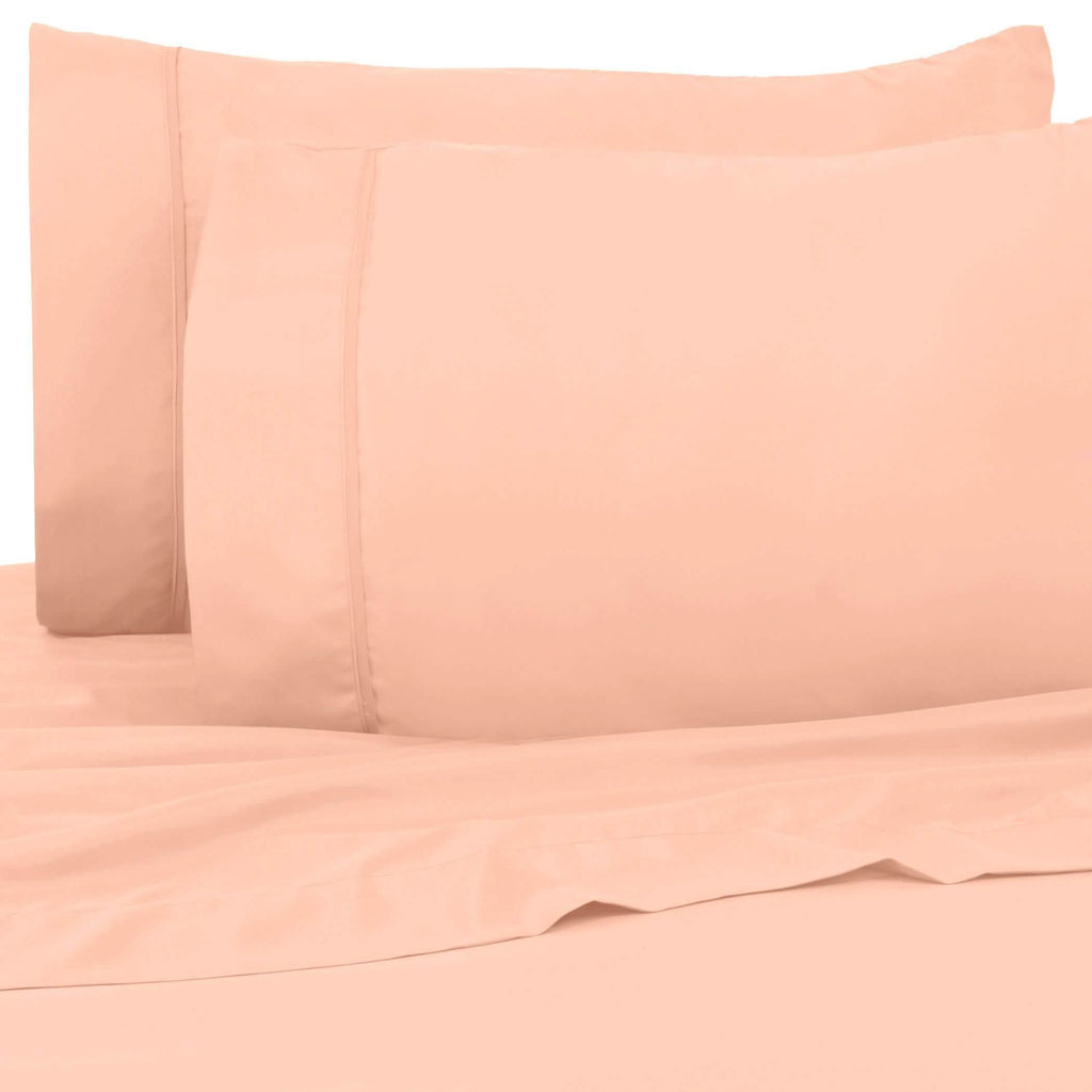 6 pièces : Draps en coton de 1 200 fils au pouce carré