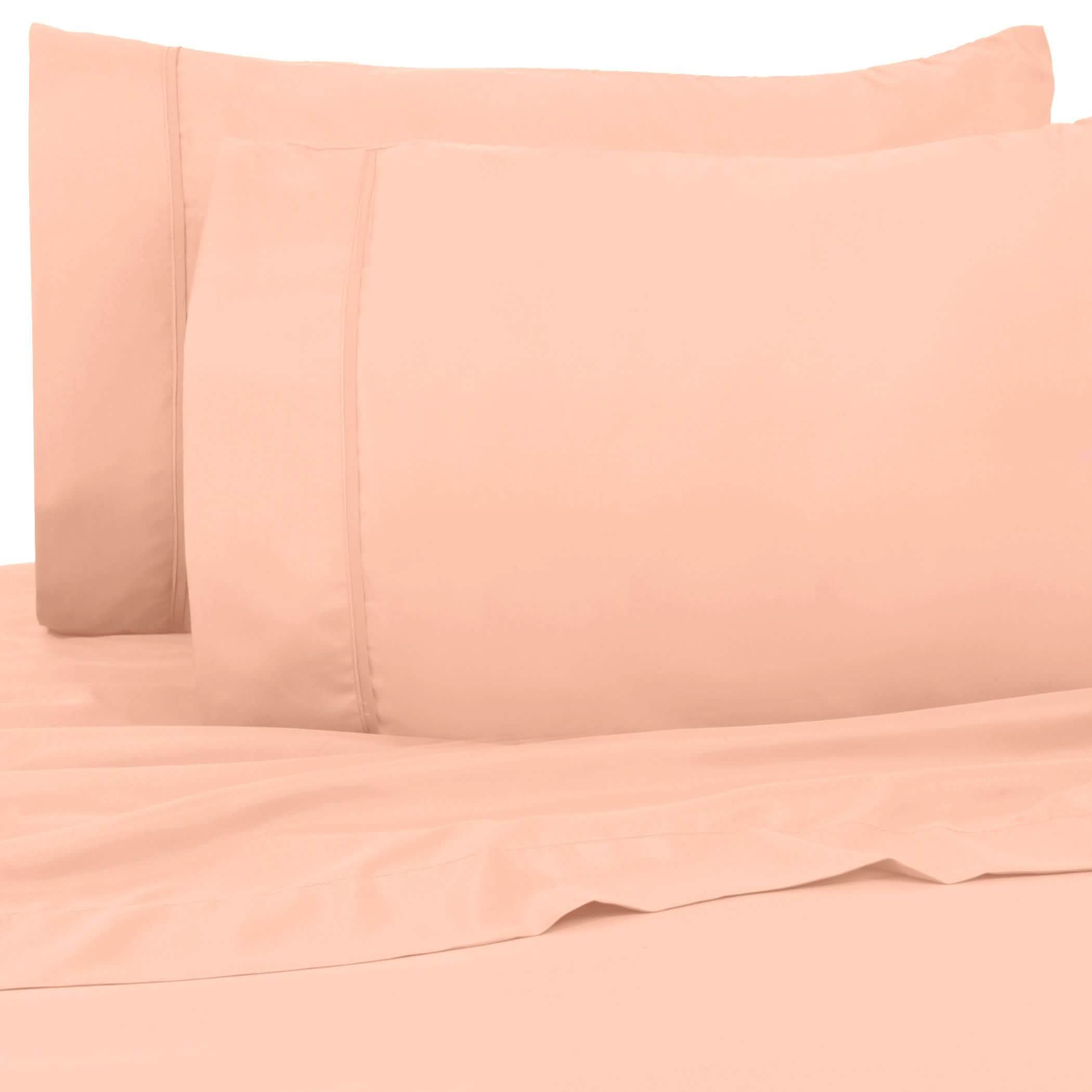 6 pièces : Draps en coton de 1 200 fils au pouce carré