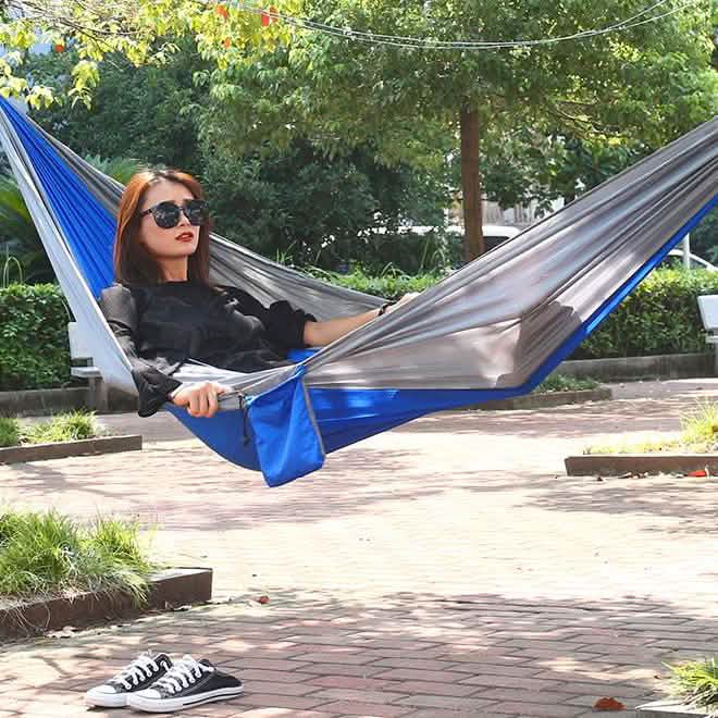 Ensemble de hamac portable 2 personnes de 6 pièces