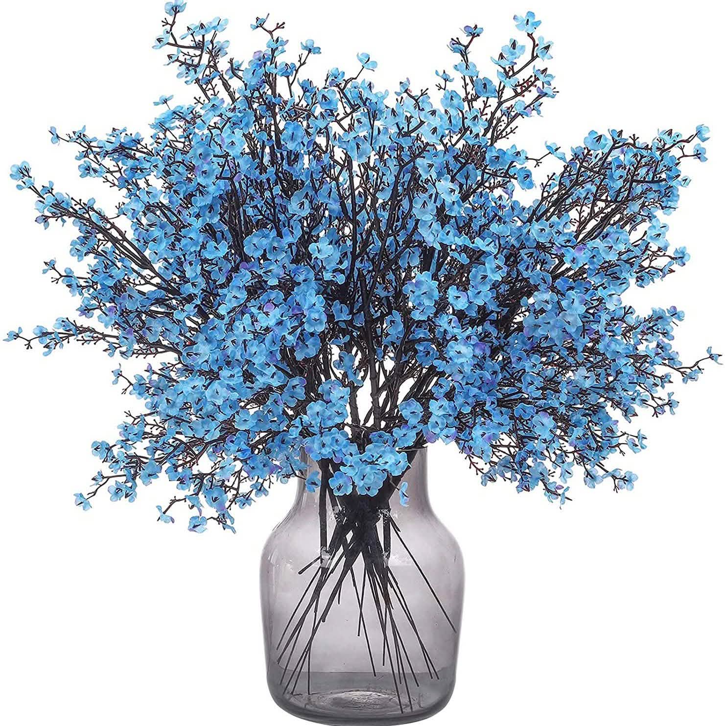 6 pièces : Bouquet artificiel de gypsophiles (souffle de bébé)