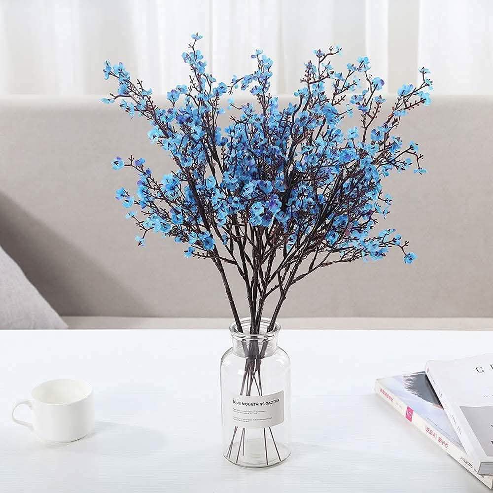 6 pièces : Bouquet artificiel de gypsophiles (souffle de bébé)