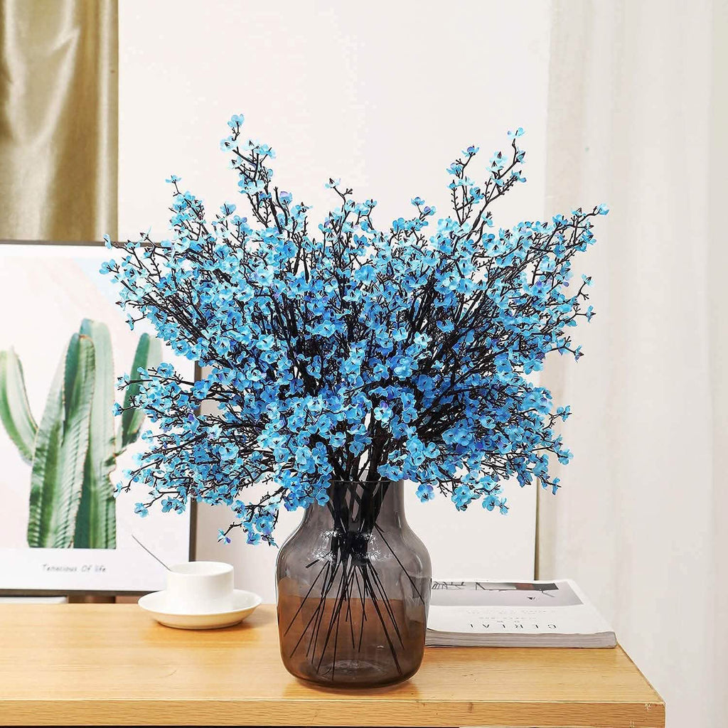 6 pièces : Bouquet artificiel de gypsophiles (souffle de bébé)