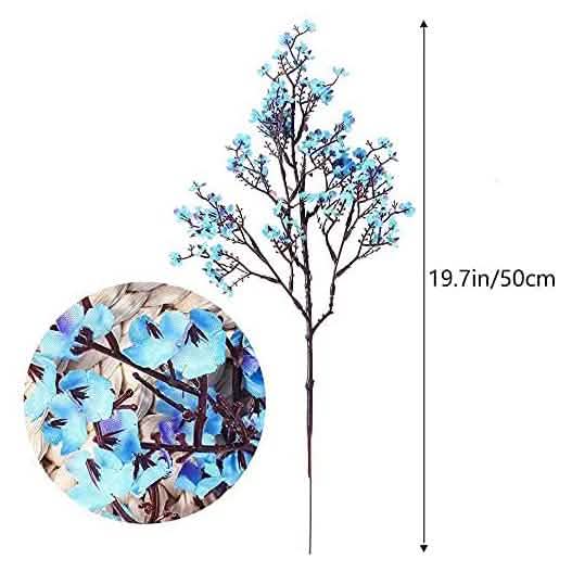 6 pièces : Bouquet artificiel de gypsophiles (souffle de bébé)