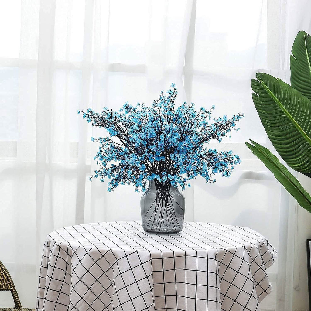 6 pièces : Bouquet artificiel de gypsophiles (souffle de bébé)