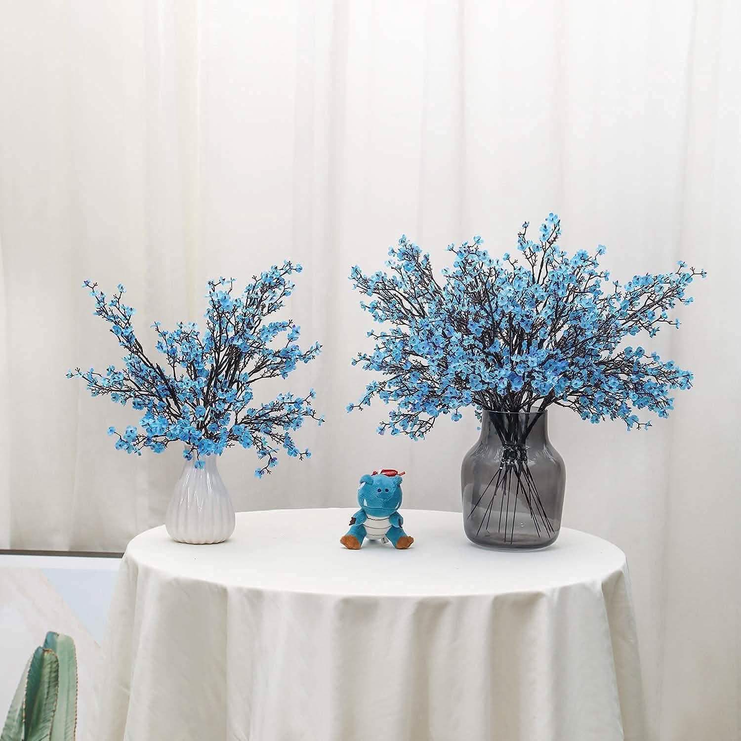 6 pièces : Bouquet artificiel de gypsophiles (souffle de bébé)