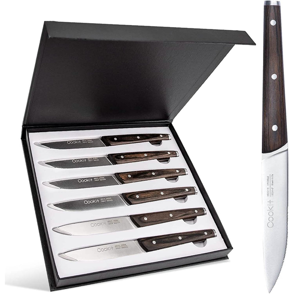6 pièces : Ensemble de couteaux à steak Cookit