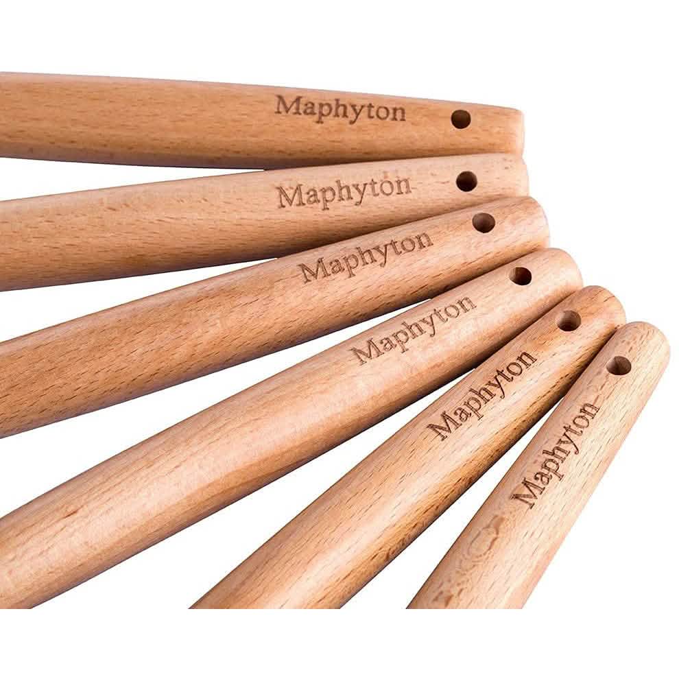 Ensemble de 6 ustensiles de cuisine antiadhésifs en silicone Maphyton