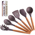 Ensemble de 6 ustensiles de cuisine antiadhésifs en silicone Maphyton