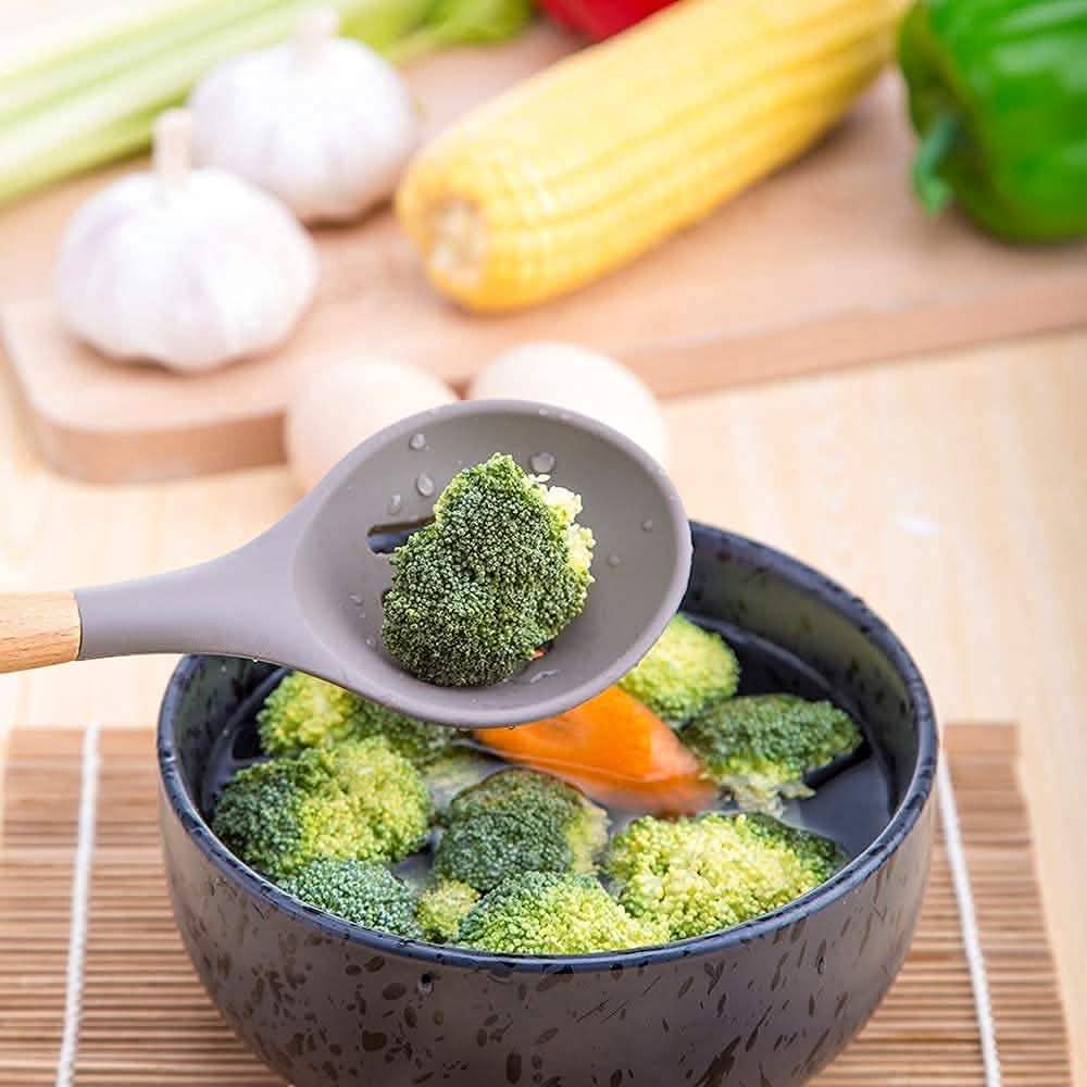 Ensemble de 6 ustensiles de cuisine antiadhésifs en silicone Maphyton