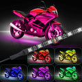 6 pièces : Bandes lumineuses LED pour moto