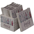 Ensemble de 6 pièces : Bouteille Coca-Cola Contour Evolution de Sunbelt Gifts