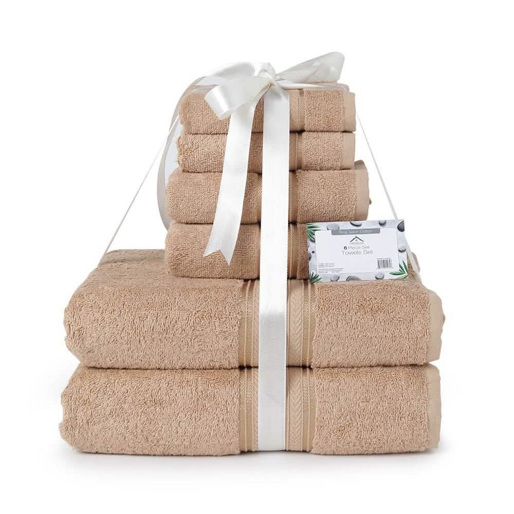 Lot de 6: Ensemble de serviettes ultra douces
