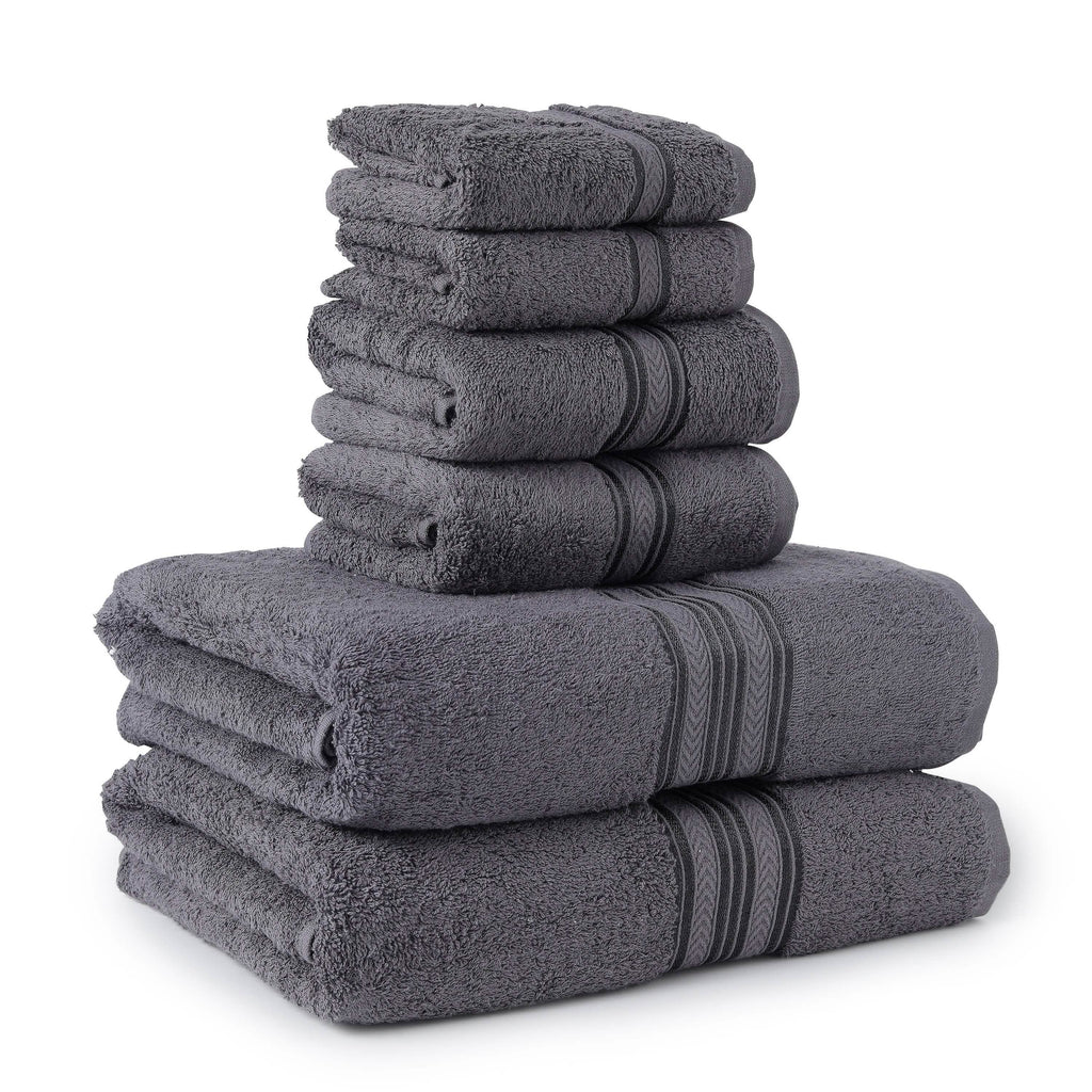 Lot de 6: Ensemble de serviettes ultra douces