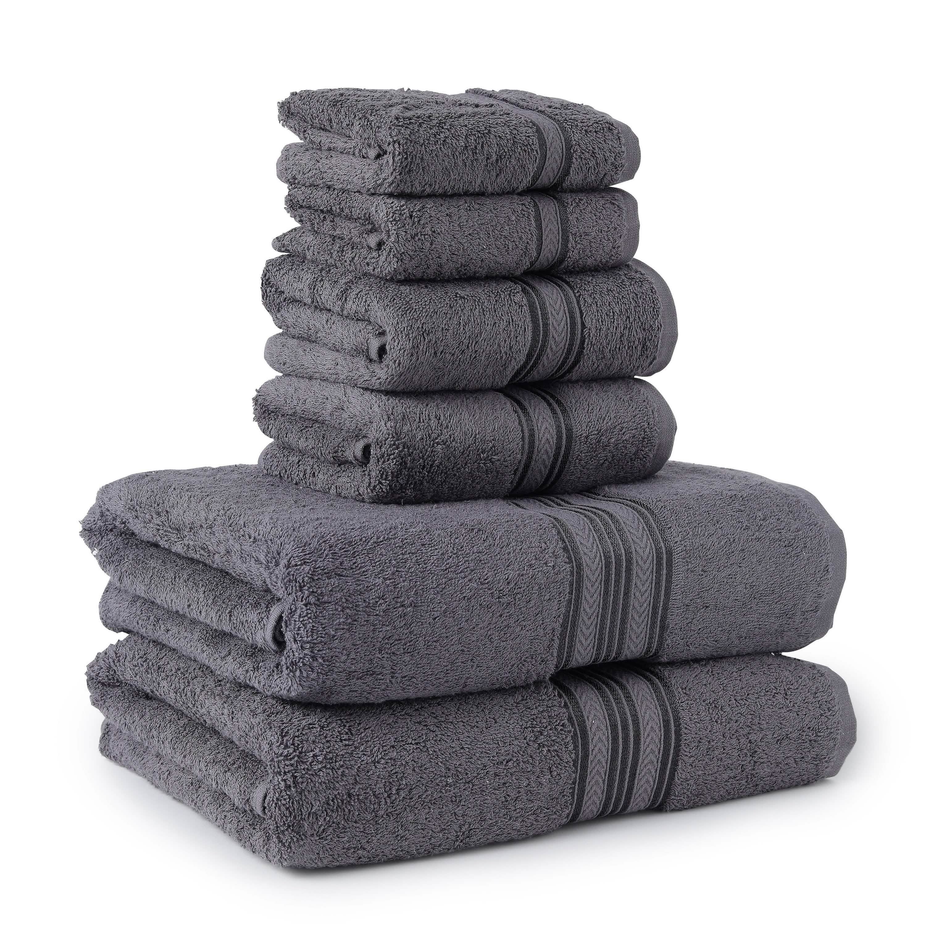 Lot de 6: Ensemble de serviettes ultra douces