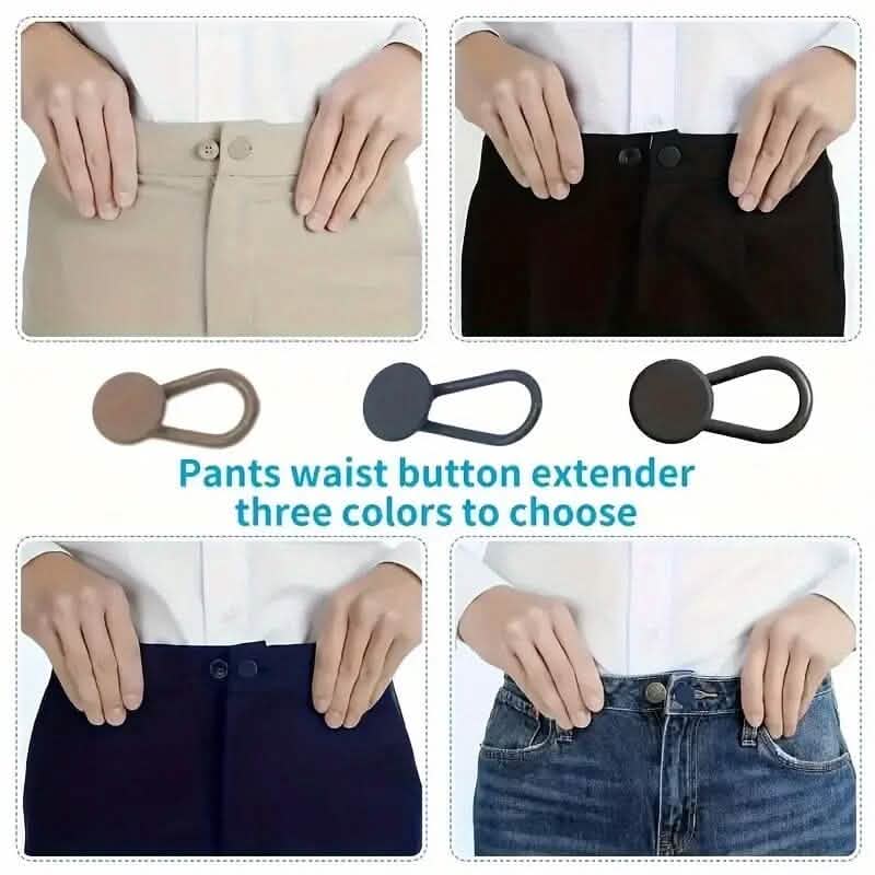 Lot de 6 : Extensions de tour de taille durables pour jeans