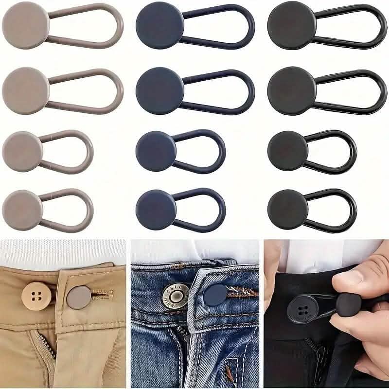 Lot de 6 : Extensions de tour de taille durables pour jeans