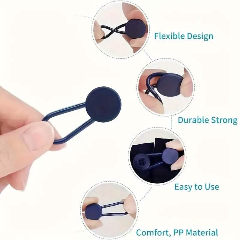 Lot de 6 : Extensions de tour de taille durables pour jeans
