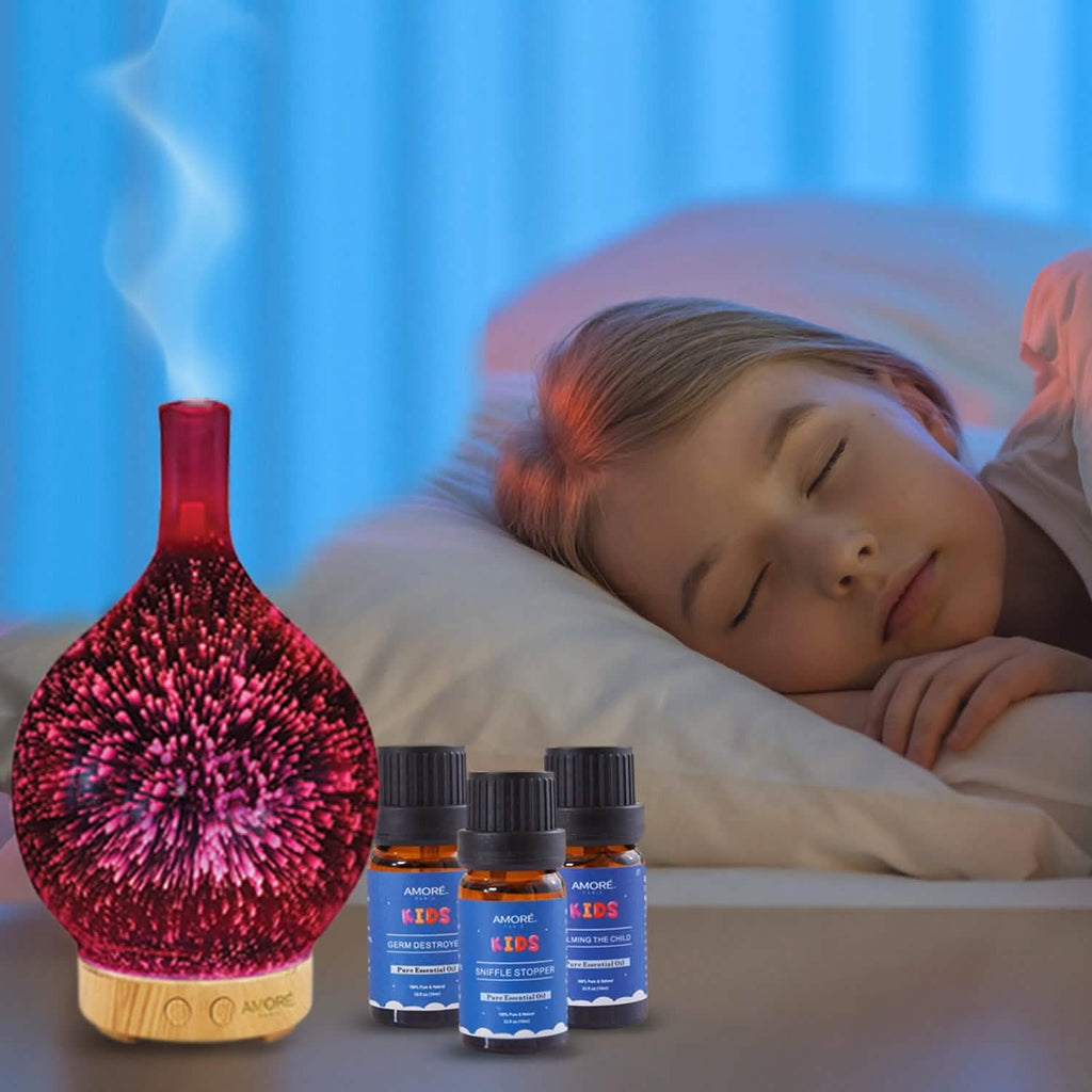 Lot de 6 : Kit de démarrage d'huiles essentielles sans danger pour les enfants, aromathérapie naturelle