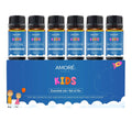 Lot de 6 : Kit de démarrage d'huiles essentielles sans danger pour les enfants, aromathérapie naturelle