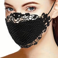 Lot de 6 : Masque en dentelle imprimé multicolore pour femme