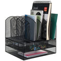 6 plateaux, trieur de documents de bureau en maille métallique à 2 niveaux, organisateur de documents de bureau avec tiroir