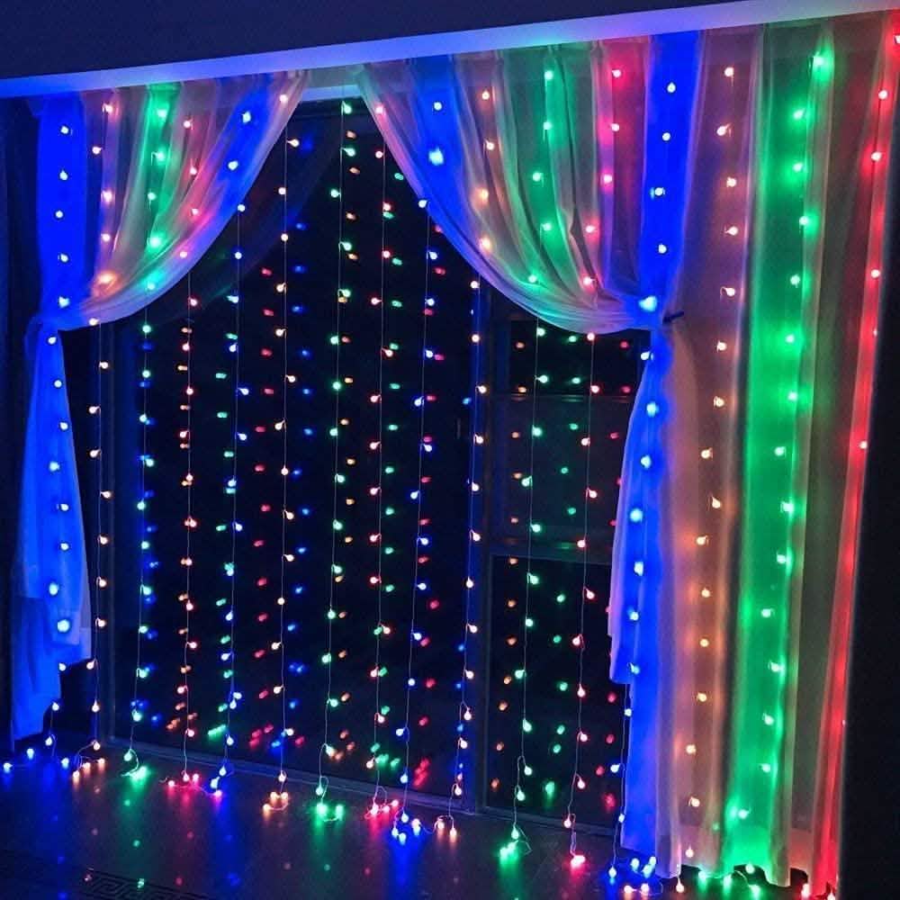 Guirlande lumineuse LED 600 étanche pour fenêtre