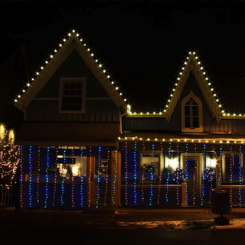 Guirlande lumineuse LED 600 étanche pour fenêtre