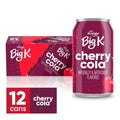 Boîte de 12 canettes de boisson gazeuse Cherry Cola Big K de 355 ml
