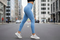 Pantalon de yoga taille haute pour femme – Legging galbant et gainant (contrôle du ventre)
