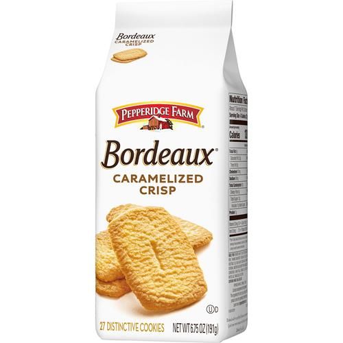 Biscuits croustillants caramélisés Bordeaux de Pepperidge Farm, sac de 191 g