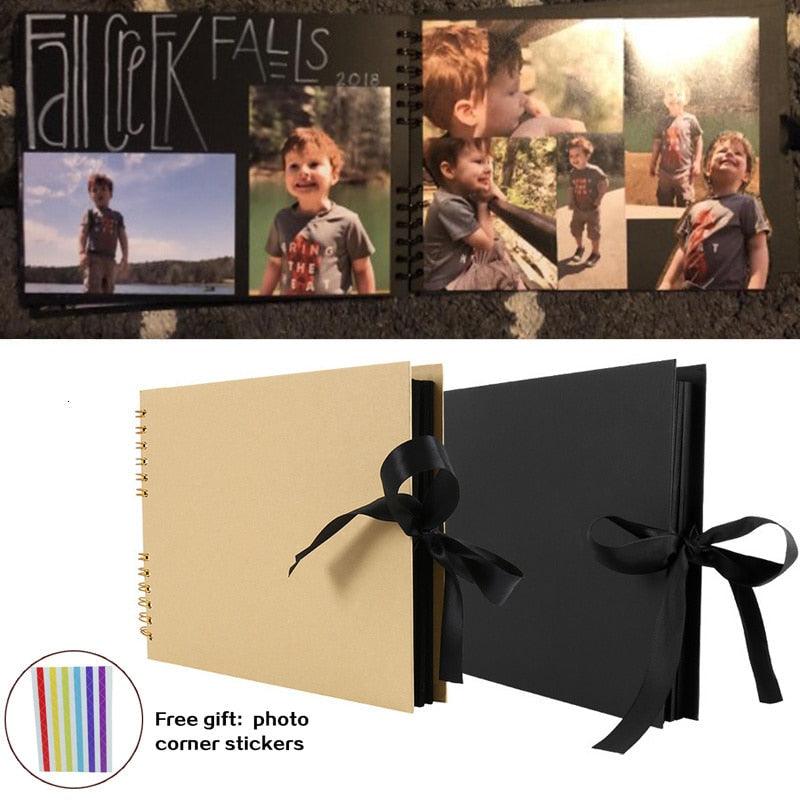 Albums photo 60/80 pages, albums photo à coller, albums de scrapbooking pour cadeaux de mariage, d'anniversaire, albums de souvenirs, cadeau d'anniversaire de famille pour couple