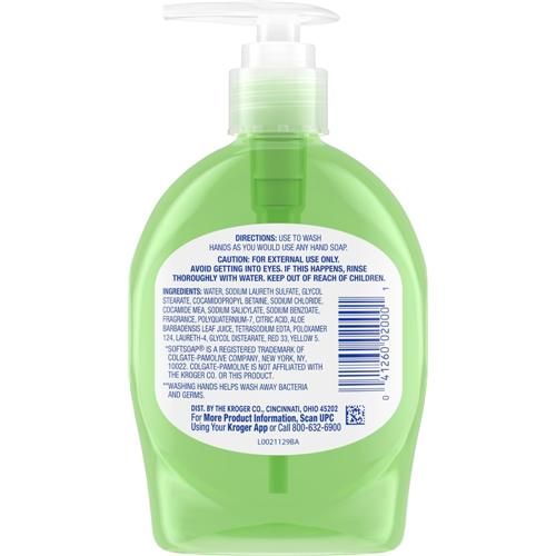 Kroger Savon liquide antibactérien pour les mains, parfum aloès vera, 221 ml