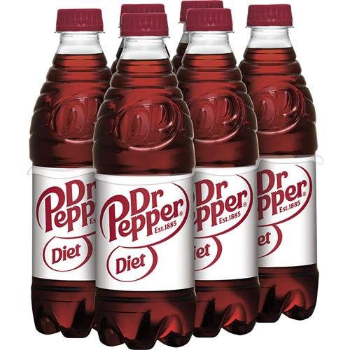 Diet Dr Pepper, Bouteilles de 0,5 L (Paquet de 6)
