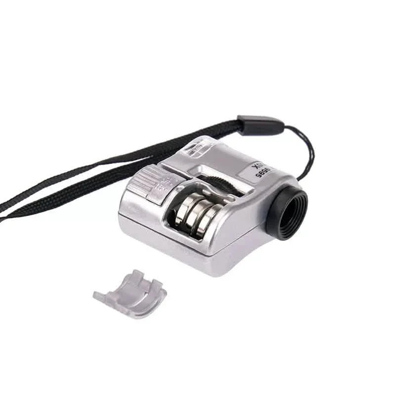 Loupe de poche 60X, microscope portable miniature