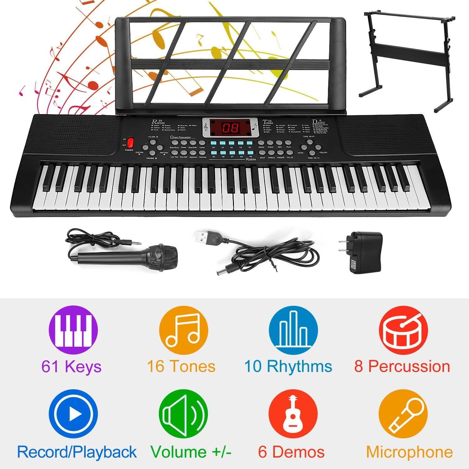 Clavier électronique numérique 61 touches