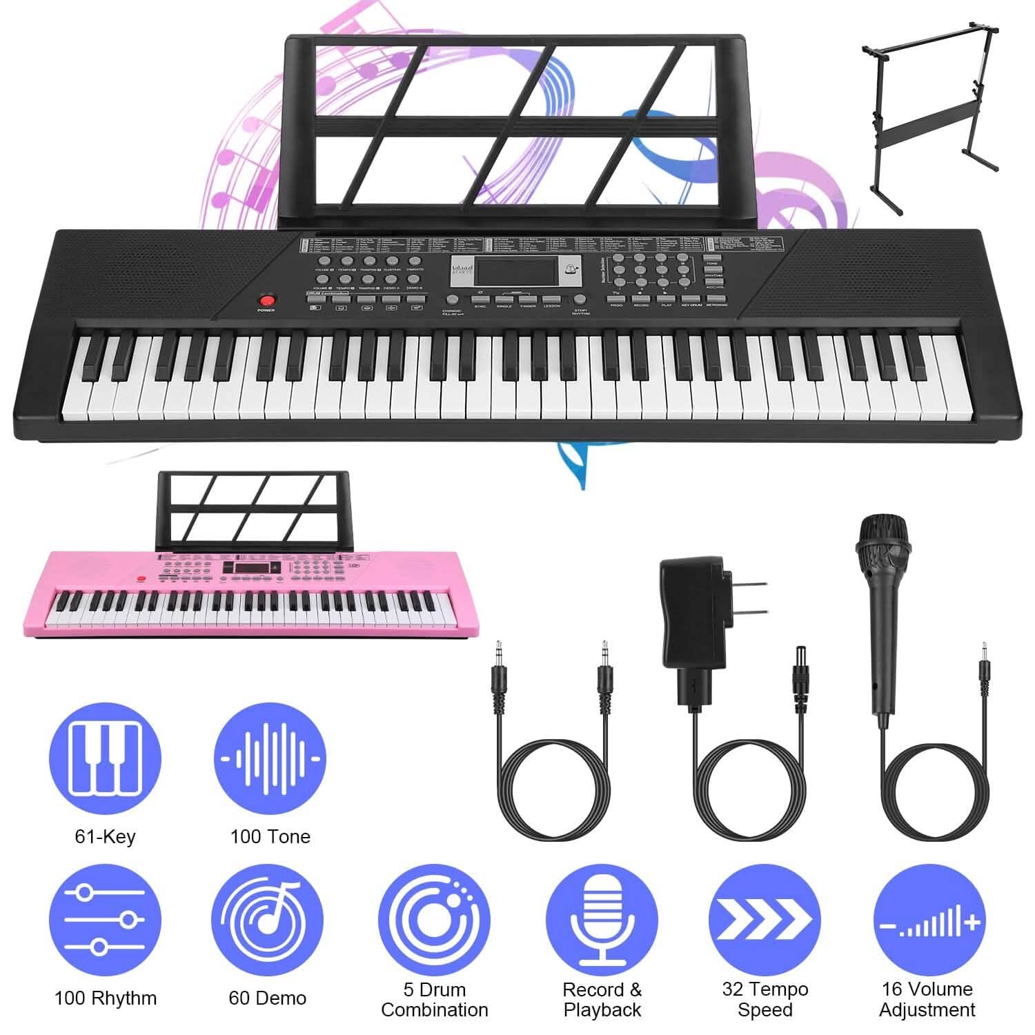 Clavier de piano électronique 61 touches
