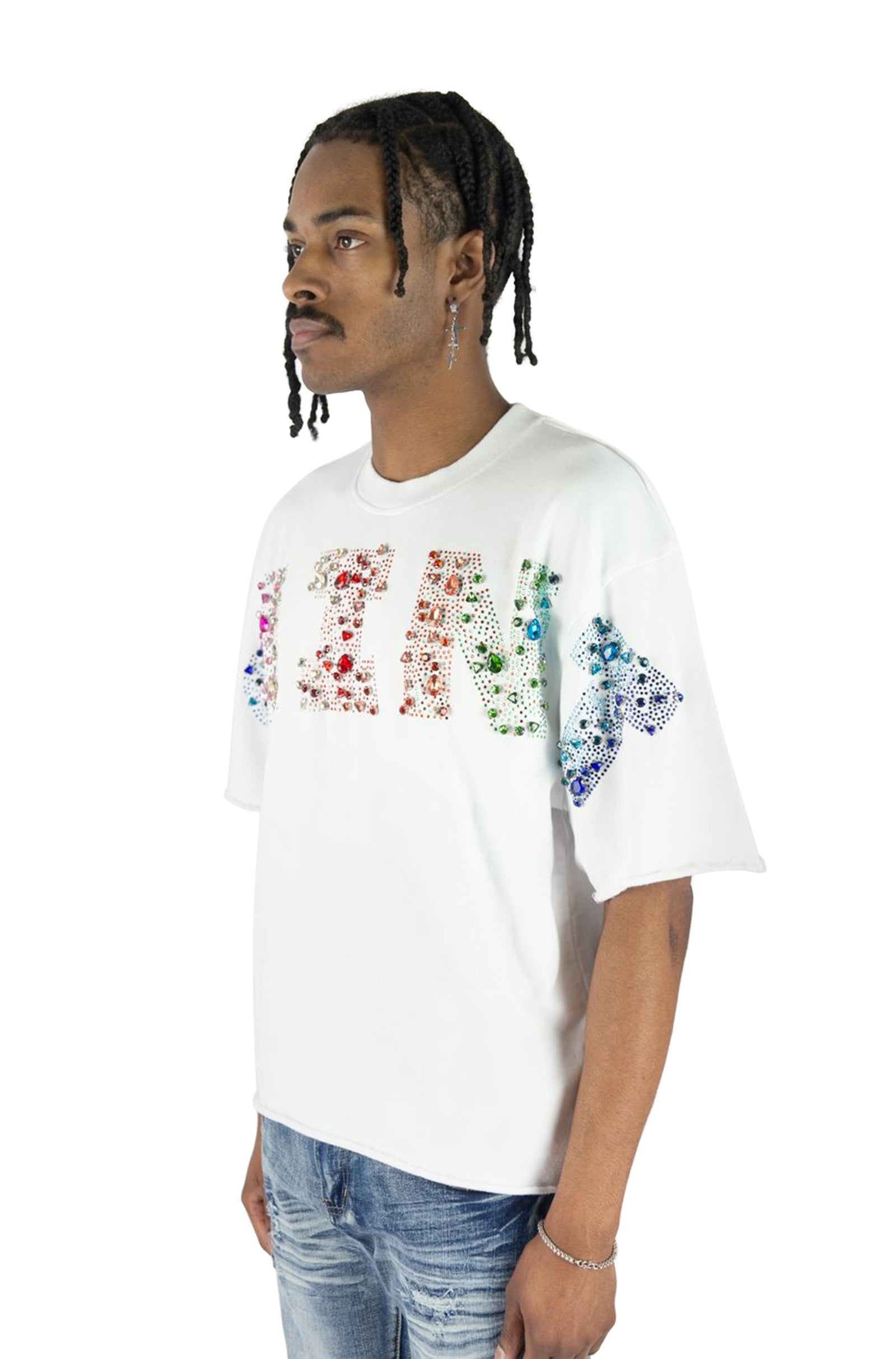 T-shirt Rebel Denim Saint - Blanc