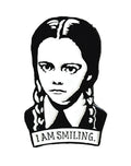 Wednesday Addams 'I Am Smiling' Enamel Pin