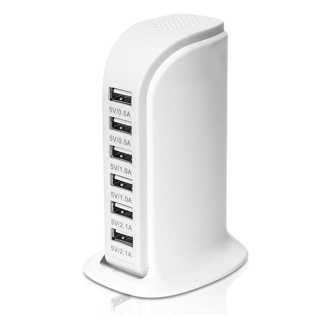 Station de recharge USB 6 ports 40 watts pour smartphones et tablettes
