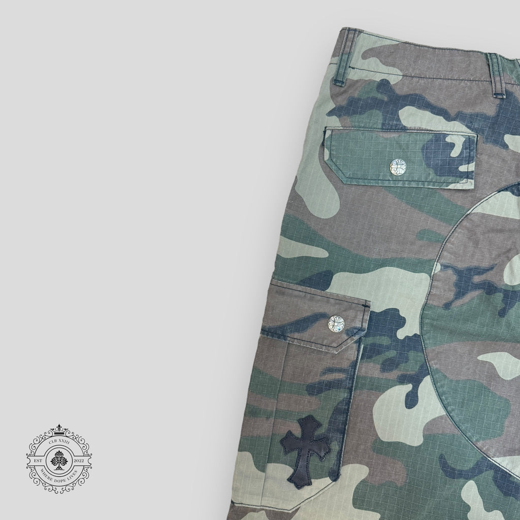 Pantalon Cargo Chrome Hearts en Ripstop Camouflage