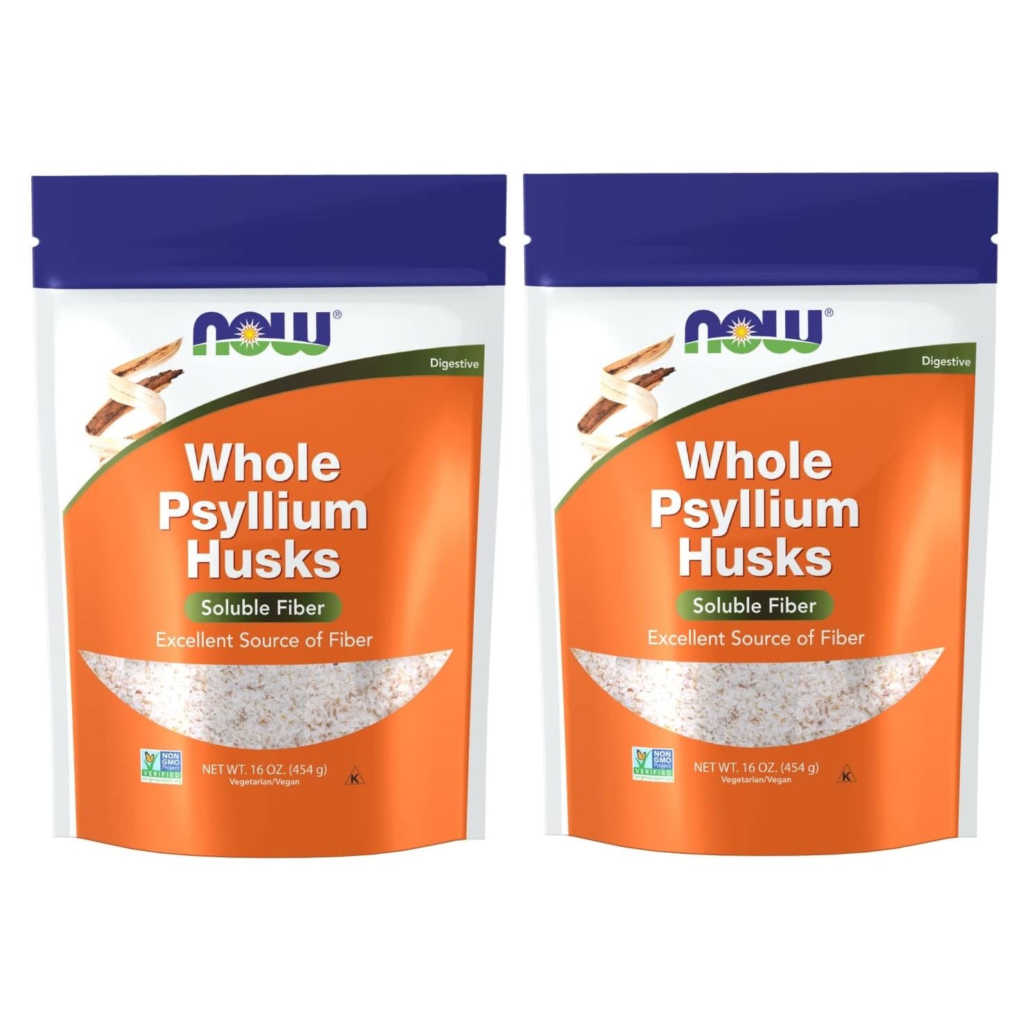NOW Foods Psyllium Entier en Cosse 454g - 5981