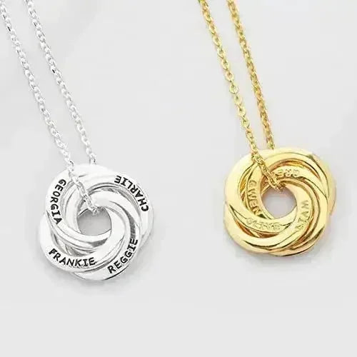 Bijoux personnalisés pour maman, Collier prénoms d'enfants, Collier pour mère