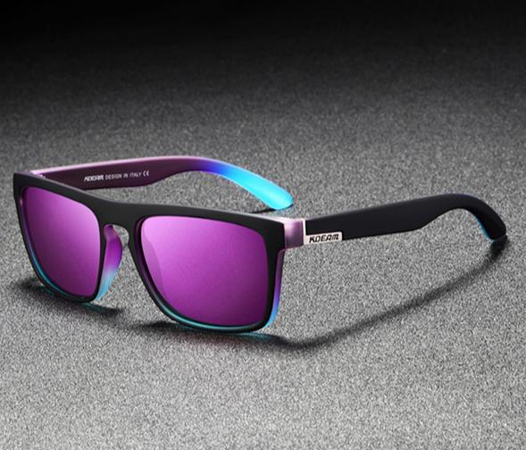 Nouvelles lunettes de soleil populaires polarisées miroir, tendance pour homme et femme, avec monture ultralégère, lunettes de soleil de sport carrées avec protection UV400
